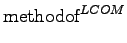 $\displaystyle \textrm{methodof}^{LCOM}$